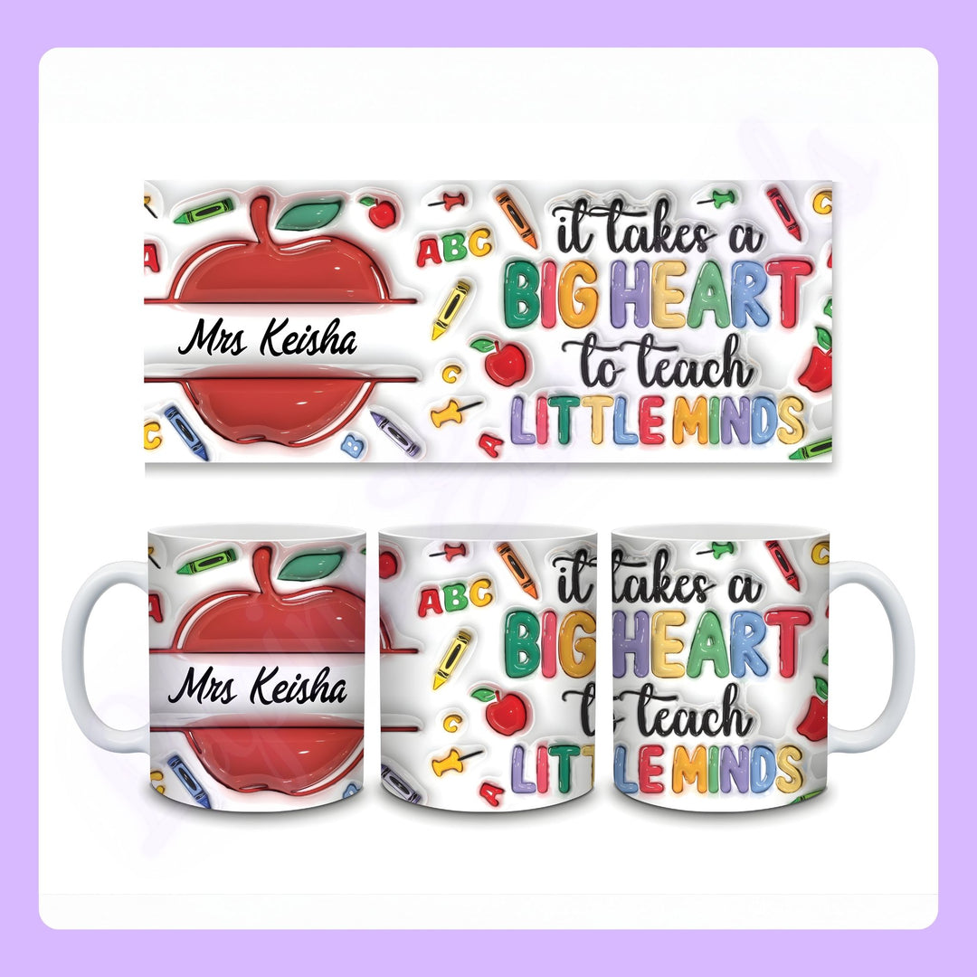 11oz ceramic personalised teacher mug UK
