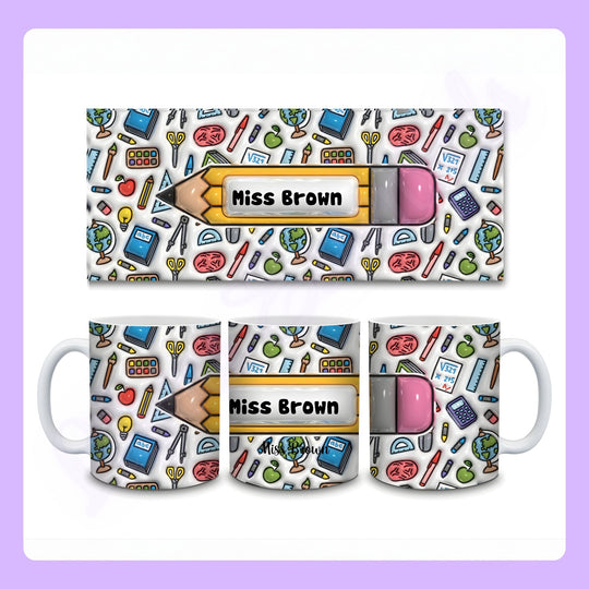 End of term teacher gift personalised mug