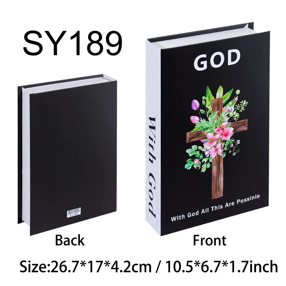 Fake Book Storage Box Openable Decorative Coffee Table Design Luxury Gift  Home Decoration Remote Control Storage Box