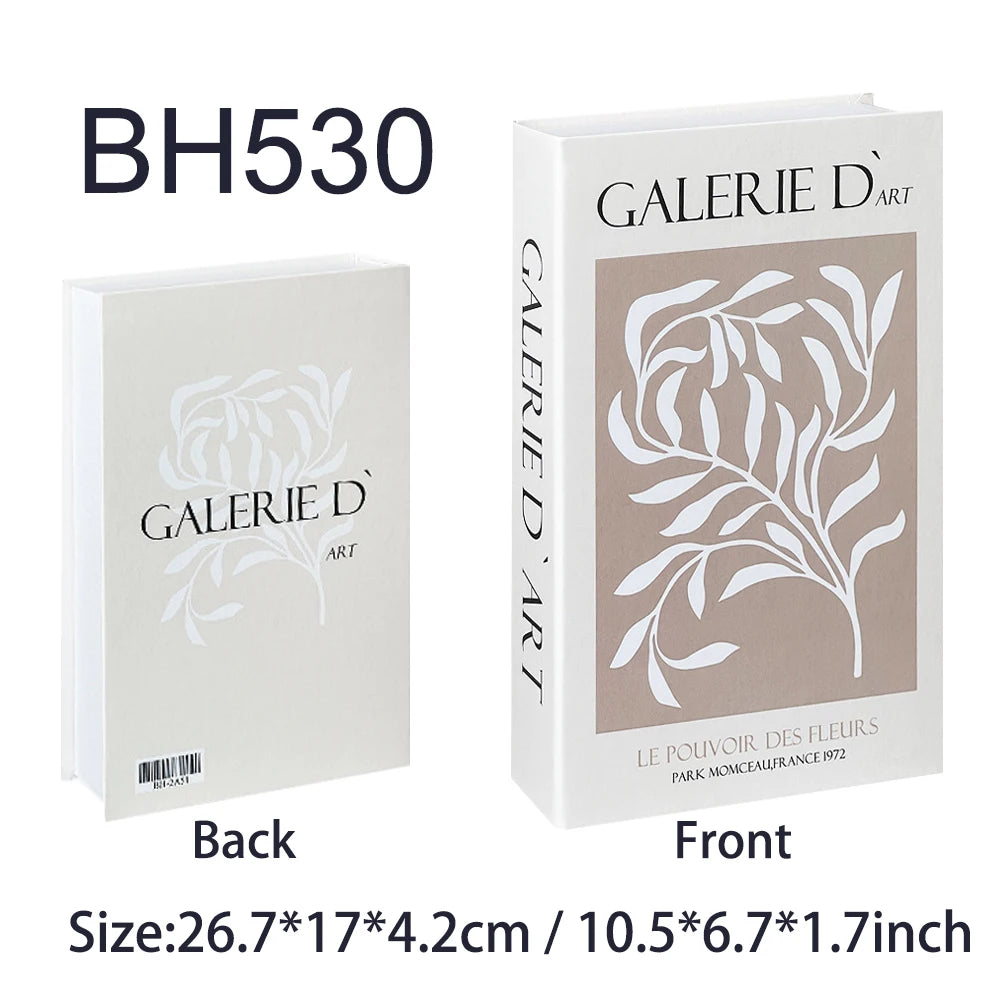 Fake Book Storage Box Openable Decorative Coffee Table Design Luxury Gift  Home Decoration Remote Control Storage Box