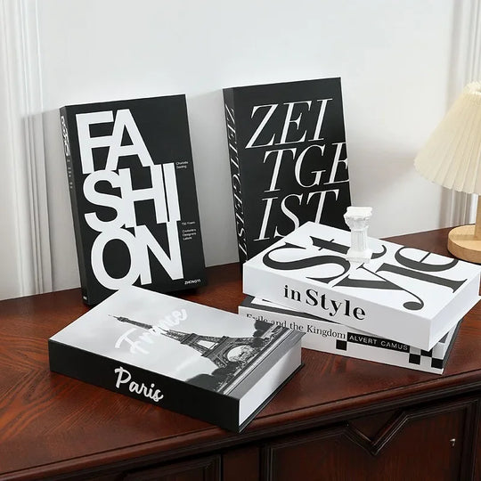 Luxury Decorative Fake Books Modern Minimalist Coffee Table Home Ornament