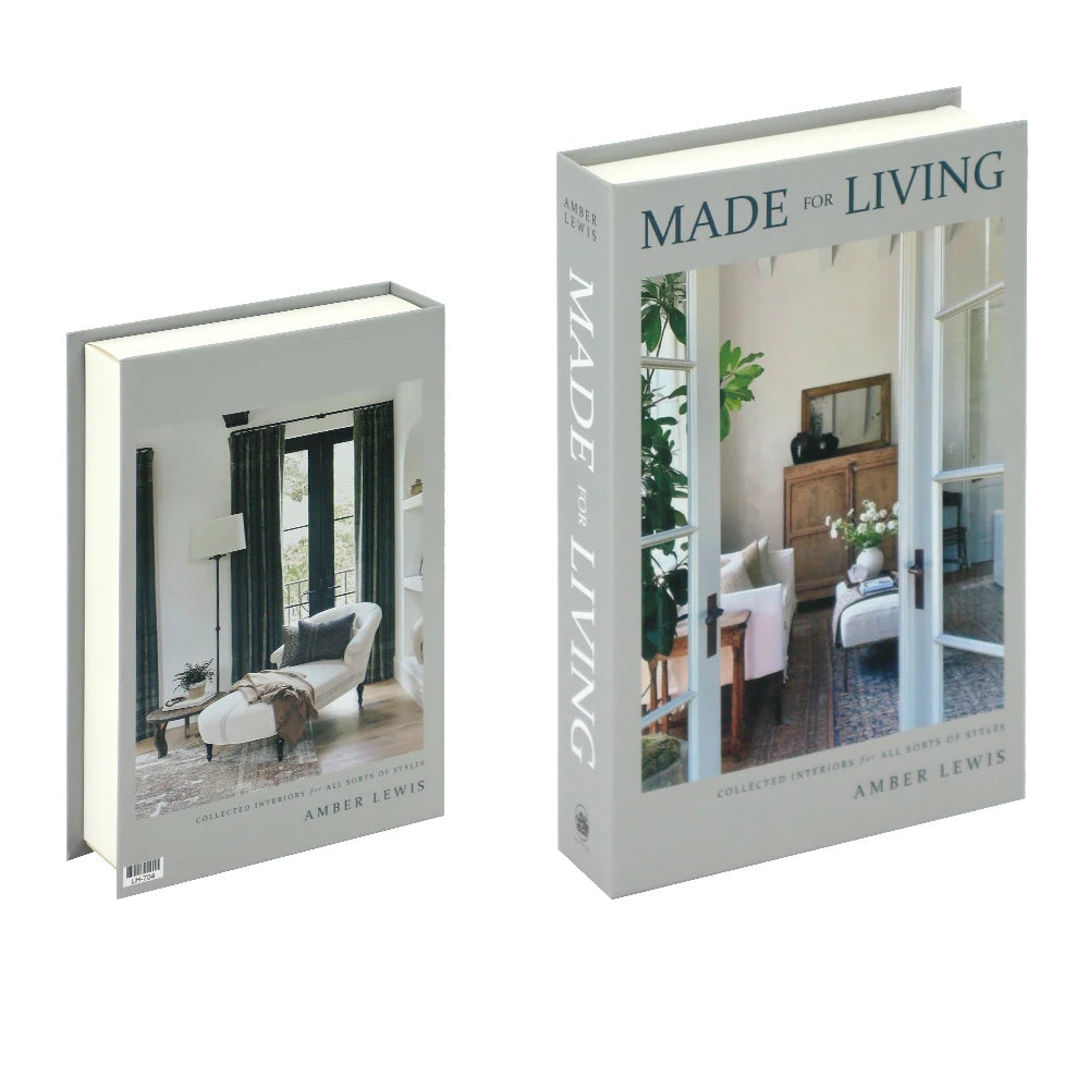 Fake Book Storage Box Openable Decorative Coffee Table Design Luxury Gift  Home Decoration Remote Control Storage Box