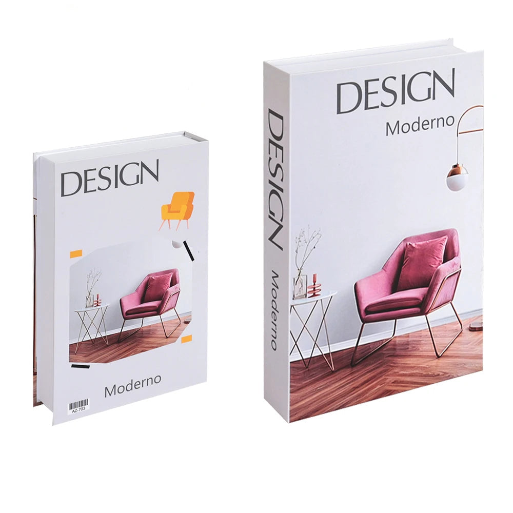 Fake Book Storage Box Openable Decorative Coffee Table Design Luxury Gift  Home Decoration Remote Control Storage Box