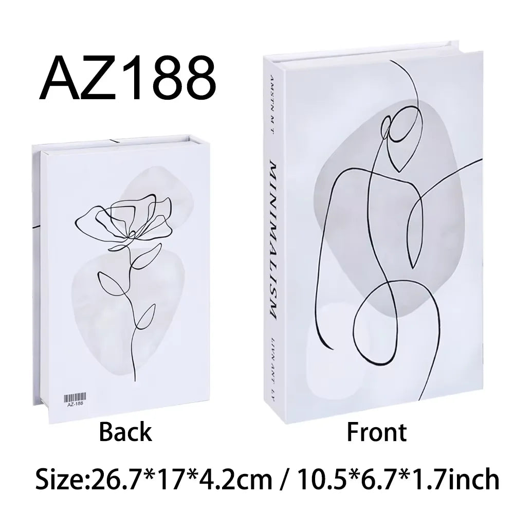 Fake Book Storage Box Openable Decorative Coffee Table Design Luxury Gift  Home Decoration Remote Control Storage Box