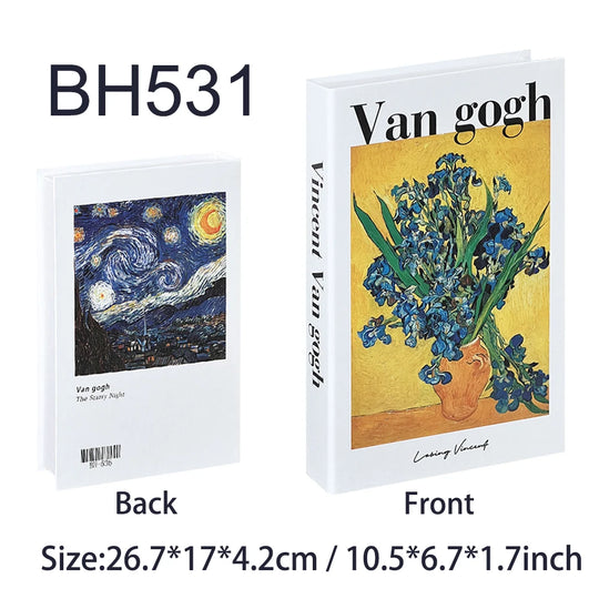 Fake Book Storage Box Openable Decorative Coffee Table Design Luxury Gift  Home Decoration Remote Control Storage Box