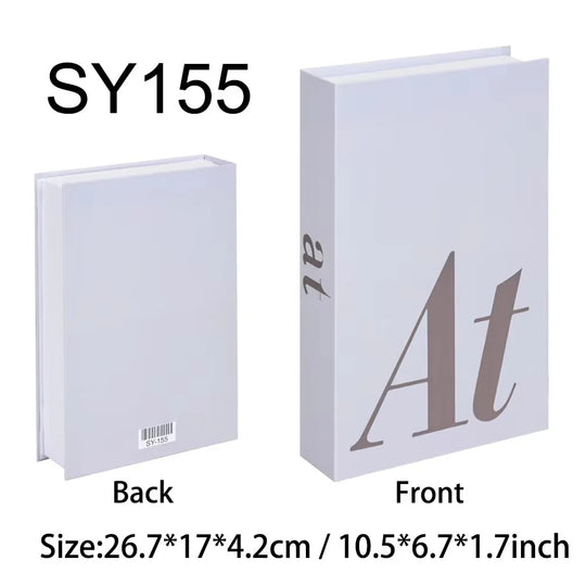 Fake Book Storage Box Openable Decorative Coffee Table Design Luxury Gift  Home Decoration Remote Control Storage Box