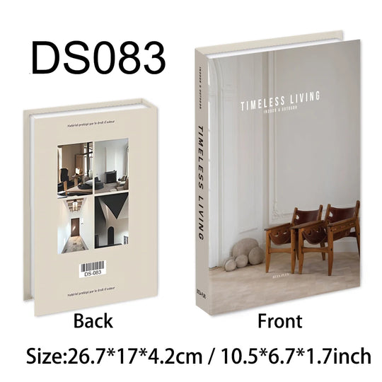 Fake Book Storage Box Openable Decorative Coffee Table Design Luxury Gift  Home Decoration Remote Control Storage Box