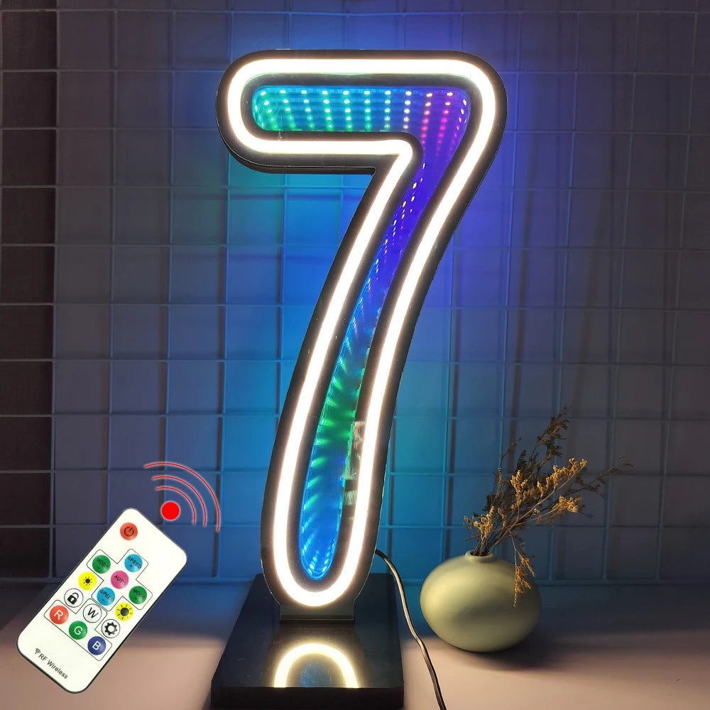 No. 7 Starry Sky Neon Lights 