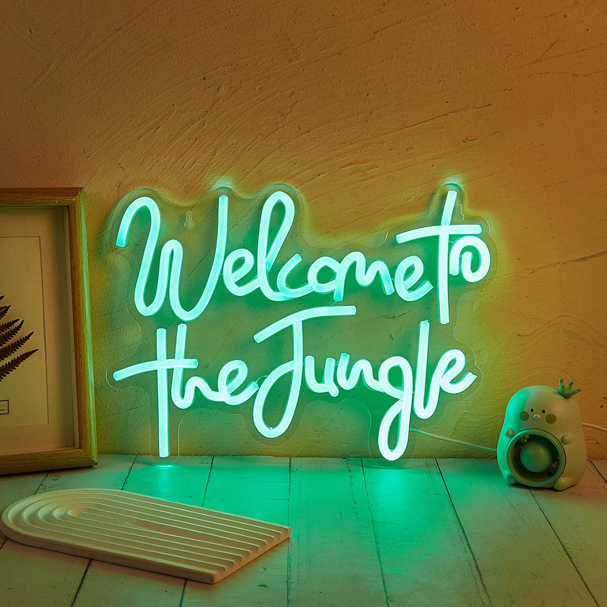 Welcome to Jungle Neon Sign