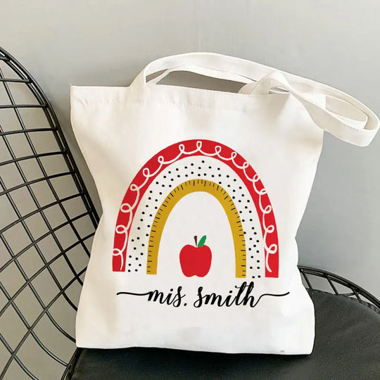 Personalised Teacher Tote Bag