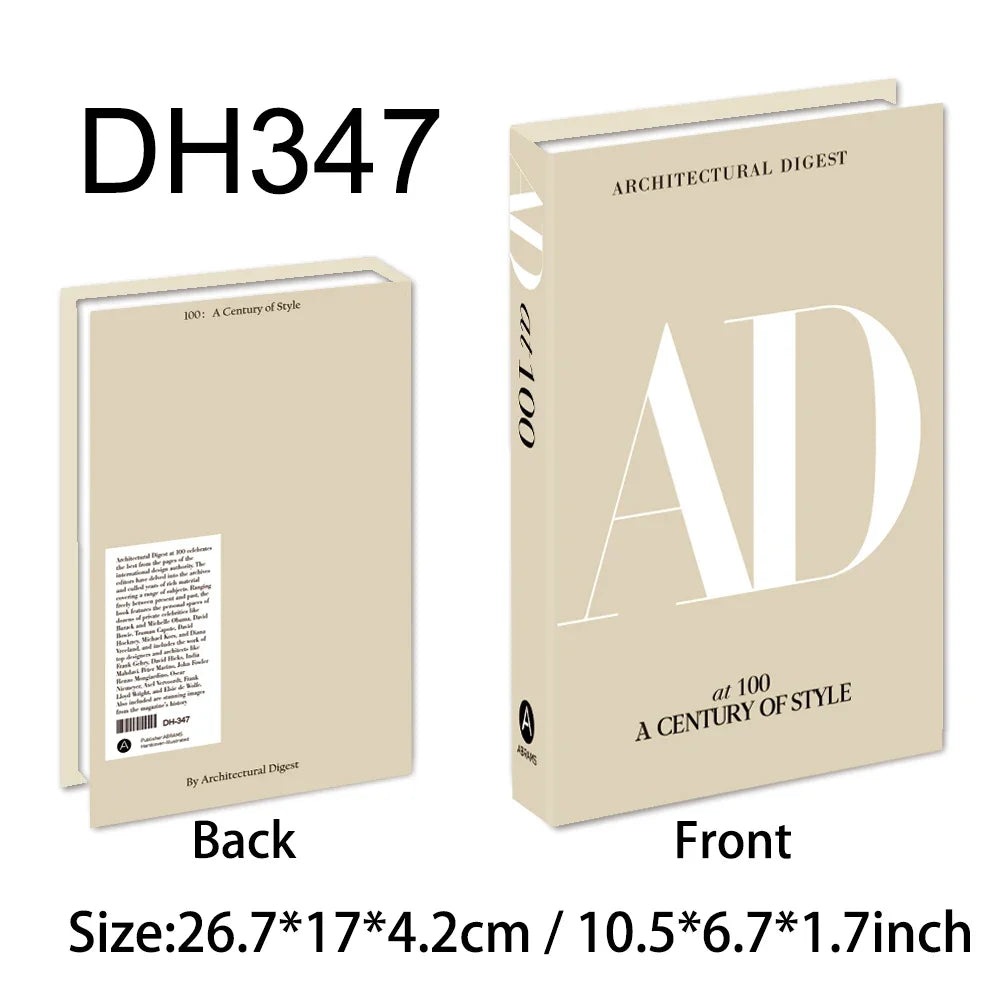 Fake Book Storage Box Openable Decorative Coffee Table Design Luxury Gift  Home Decoration Remote Control Storage Box