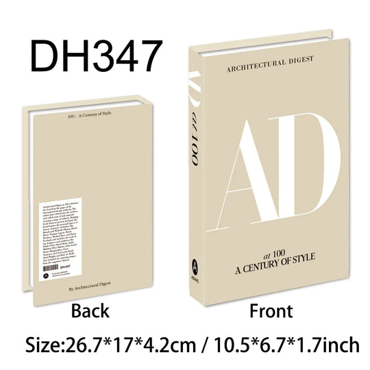 Fake Book Storage Box Openable Decorative Coffee Table Design Luxury Gift  Home Decoration Remote Control Storage Box