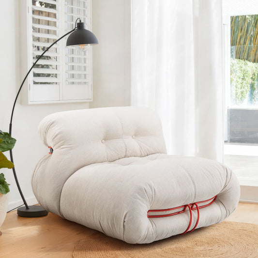 white soriana lounge chair