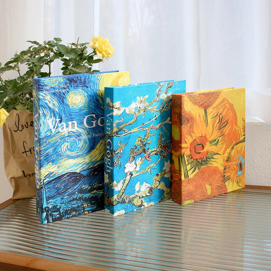 3Pcs Luxury Fake Book Set Home Decorative Book, Coffee Table Books Decor