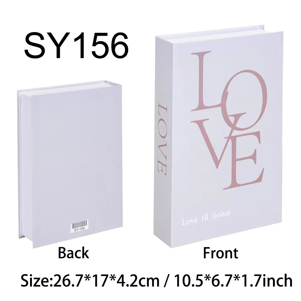 Fake Book Storage Box Openable Decorative Coffee Table Design Luxury Gift  Home Decoration Remote Control Storage Box