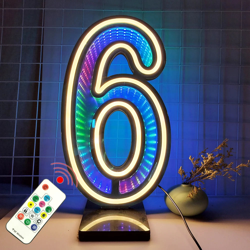 No. 6 Starry Sky Neon Lights 