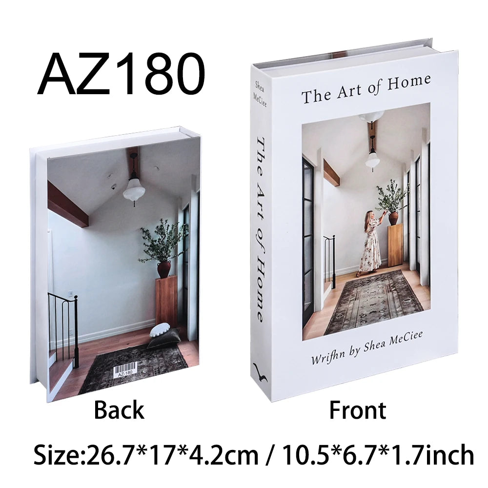 Fake Book Storage Box Openable Decorative Coffee Table Design Luxury Gift  Home Decoration Remote Control Storage Box
