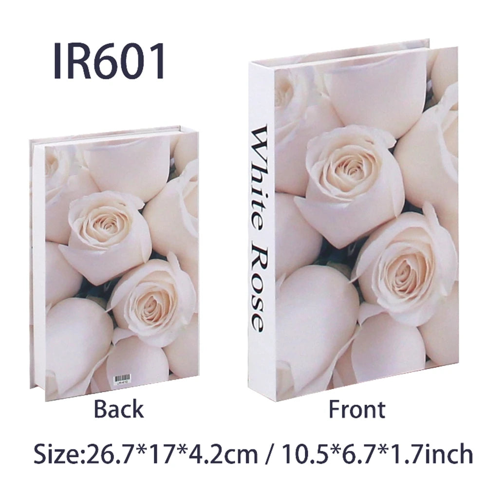 Fake Book Storage Box Openable Decorative Coffee Table Design Luxury Gift  Home Decoration Remote Control Storage Box