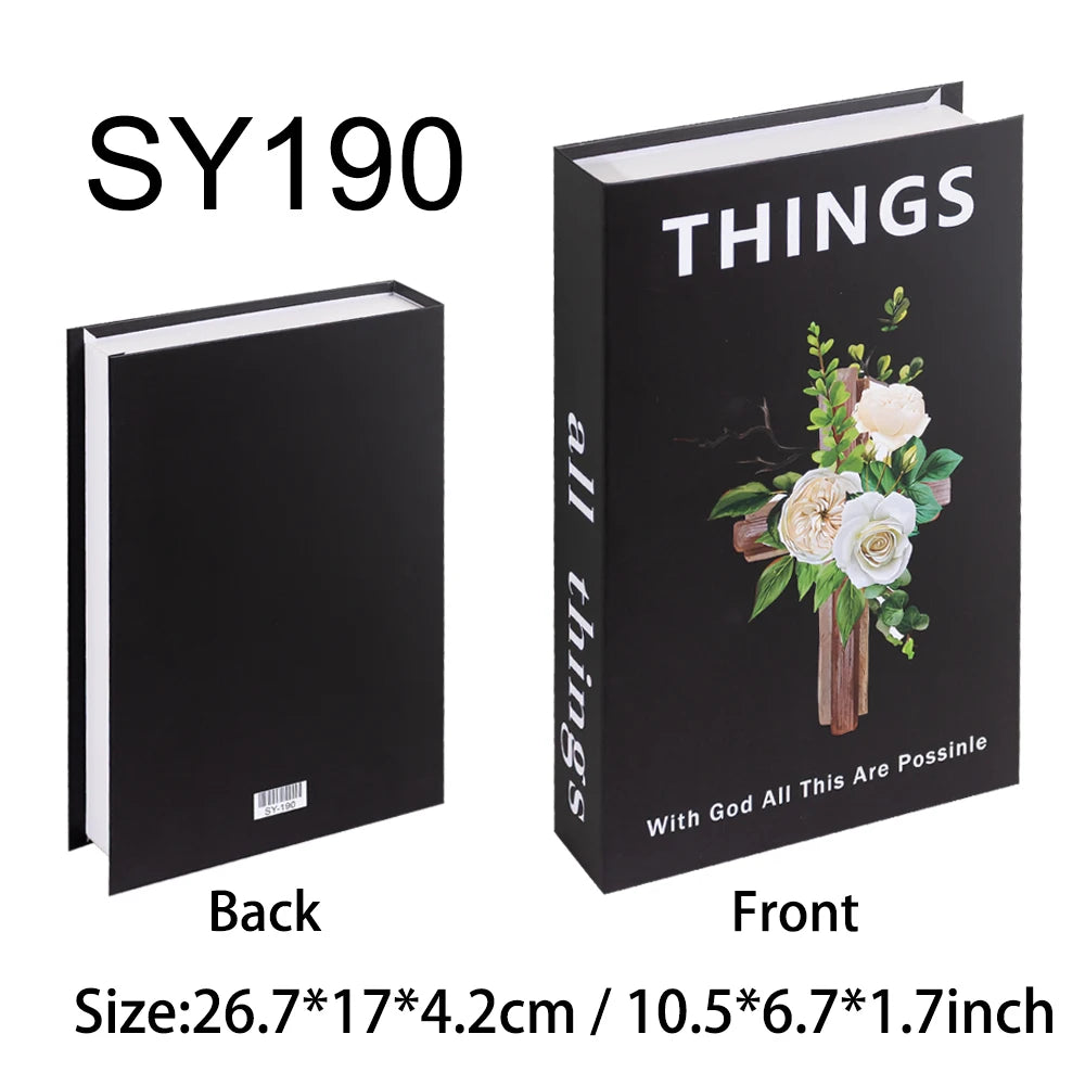 Fake Book Storage Box Openable Decorative Coffee Table Design Luxury Gift  Home Decoration Remote Control Storage Box