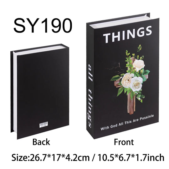 Fake Book Storage Box Openable Decorative Coffee Table Design Luxury Gift  Home Decoration Remote Control Storage Box