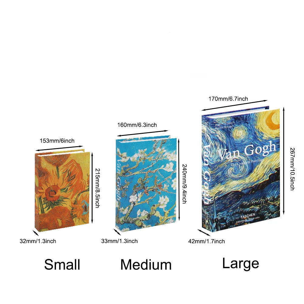 3Pcs Luxury Fake Book Set Home Decorative Book, Coffee Table Books Decor