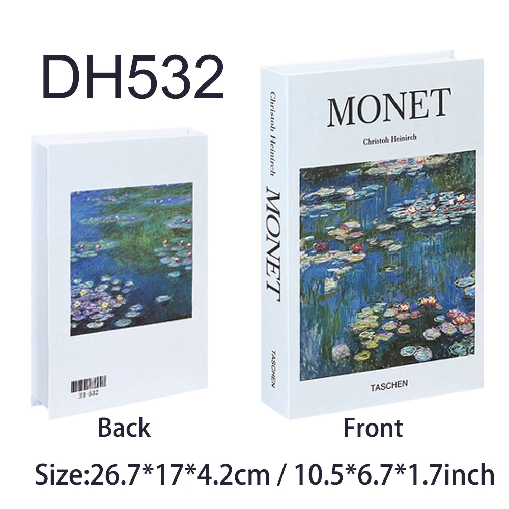 Fake Book Storage Box Openable Decorative Coffee Table Design Luxury Gift  Home Decoration Remote Control Storage Box