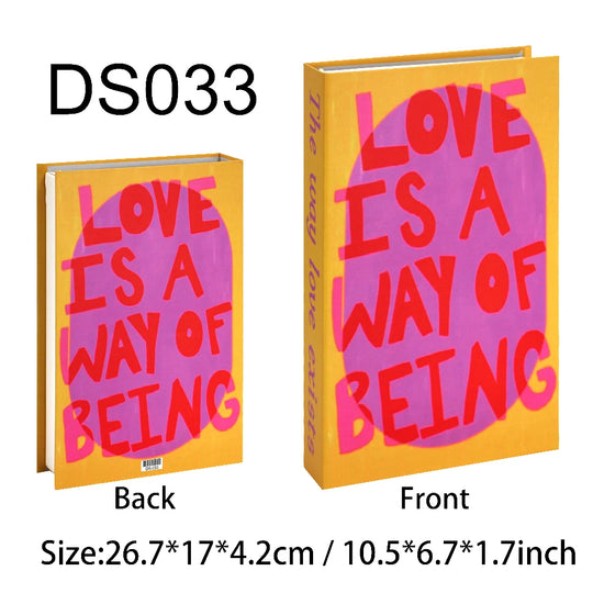 Fake Book Storage Box Openable Decorative Coffee Table Design Luxury Gift  Home Decoration Remote Control Storage Box