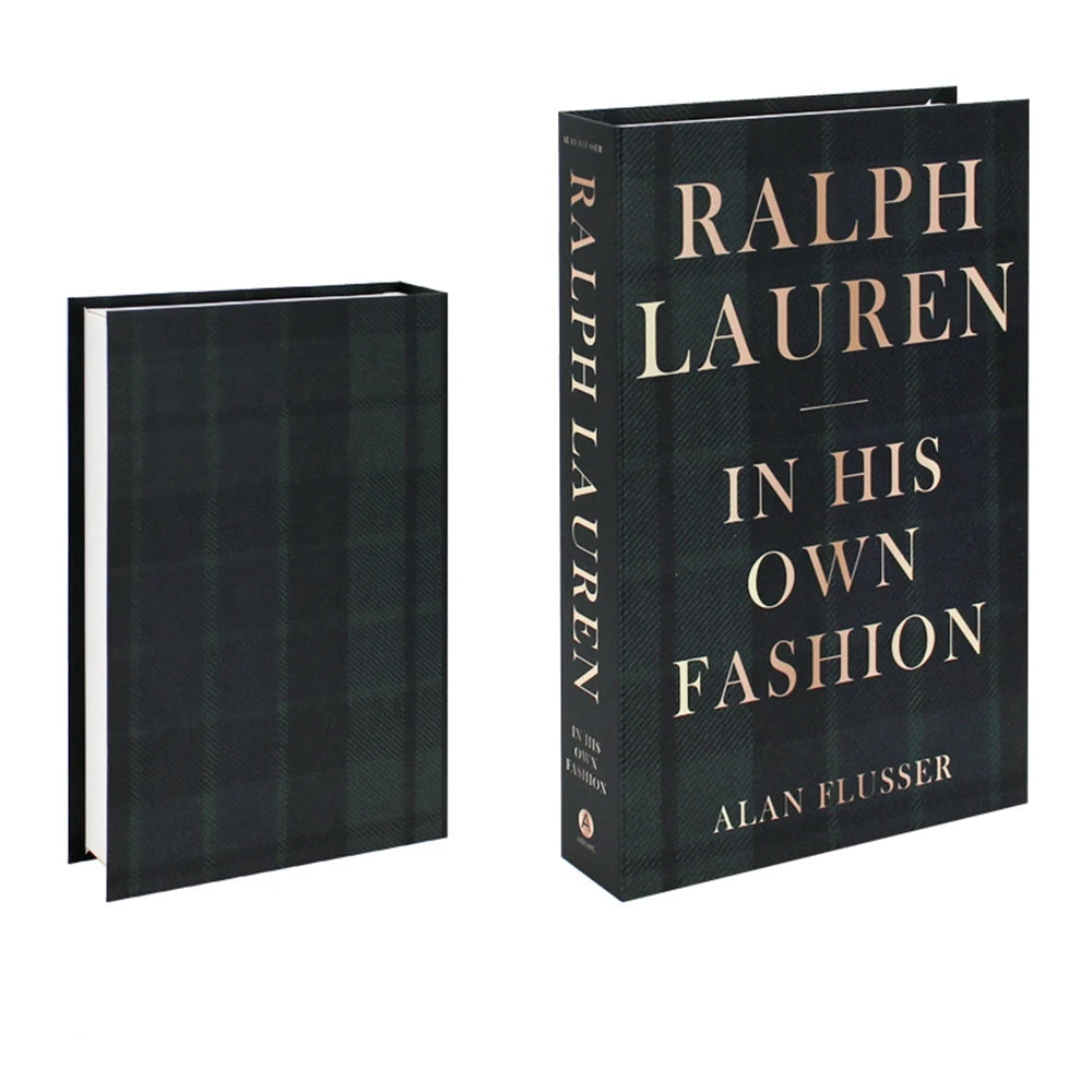 Fake Book Storage Box Openable Decorative Coffee Table Design Luxury Gift  Home Decoration Remote Control Storage Box