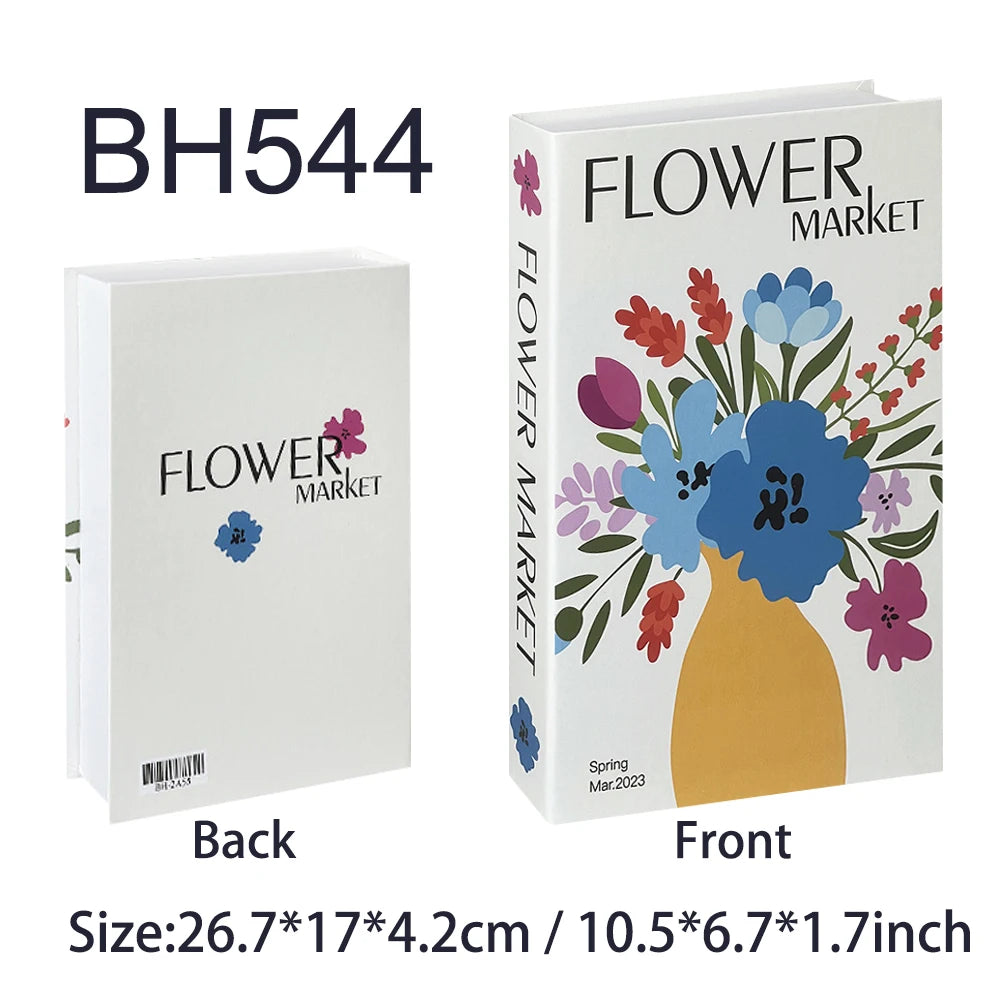 Fake Book Storage Box Openable Decorative Coffee Table Design Luxury Gift  Home Decoration Remote Control Storage Box