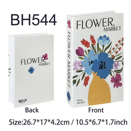 Fake Book Storage Box Openable Decorative Coffee Table Design Luxury Gift  Home Decoration Remote Control Storage Box