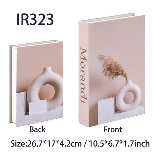 Fake Book Storage Box Openable Decorative Coffee Table Design Luxury Gift  Home Decoration Remote Control Storage Box