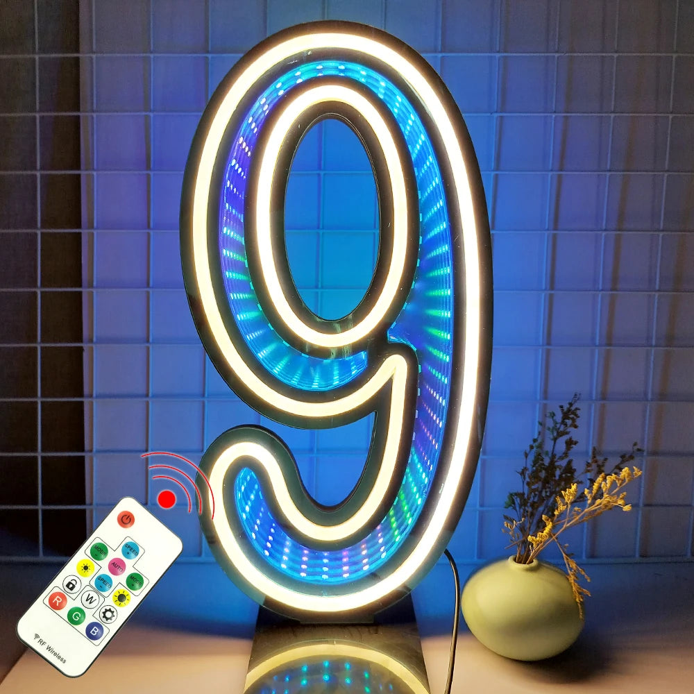 No. 9 Starry Sky Neon Lights 