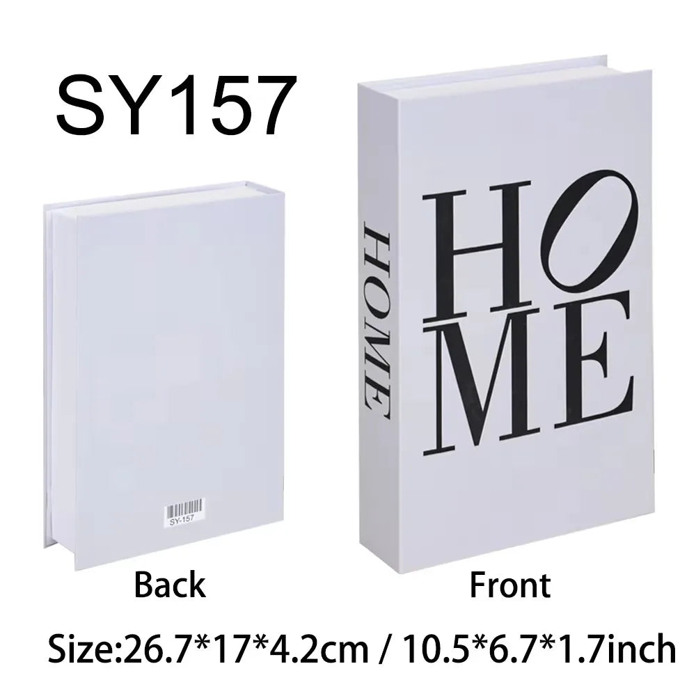 Fake Book Storage Box Openable Decorative Coffee Table Design Luxury Gift  Home Decoration Remote Control Storage Box
