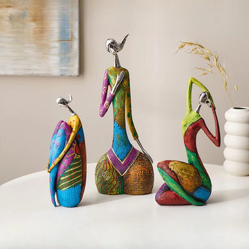 Embry Statue Ornaments – Bold & Elegant Abstract Designs