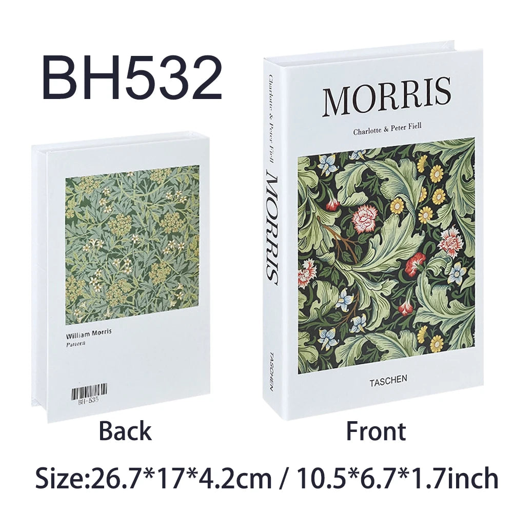 Fake Book Storage Box Openable Decorative Coffee Table Design Luxury Gift  Home Decoration Remote Control Storage Box