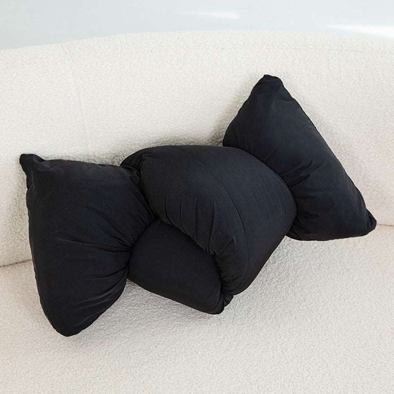 Soft Lazy Knot Throw Pillow