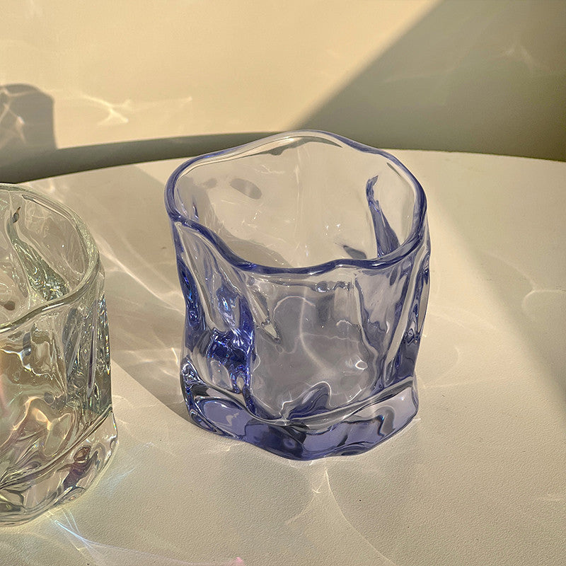 Crystal Irregular Whiskey Glass