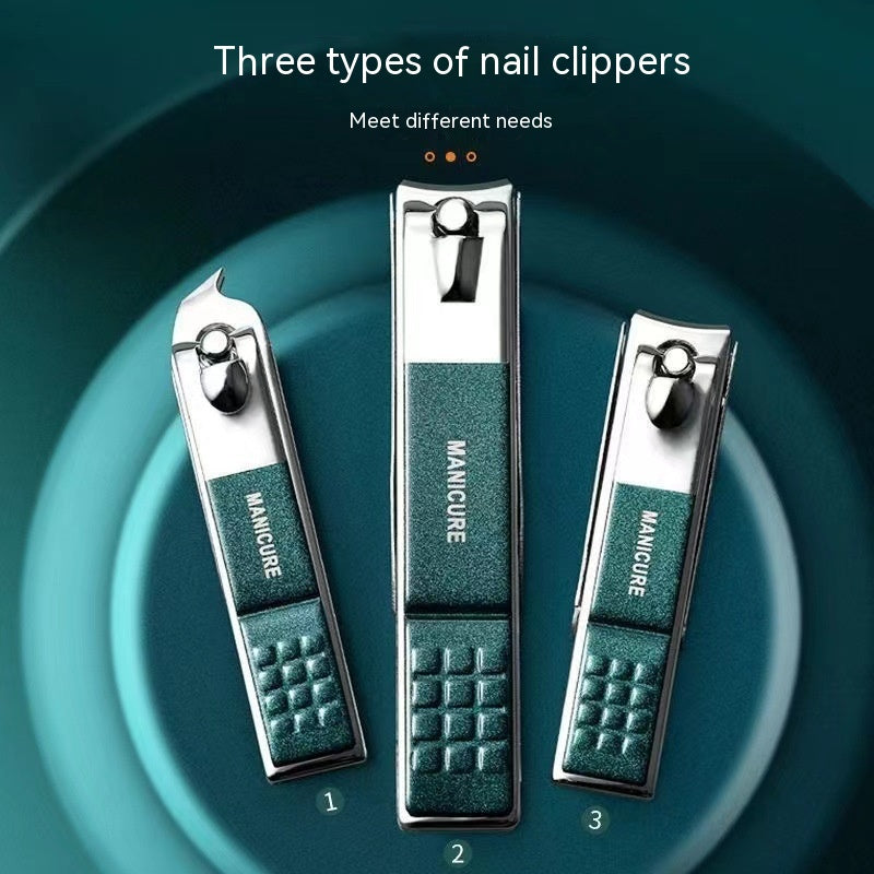 German High-end Anti-splash Nail Clippers Four-piece Dormitory Portable