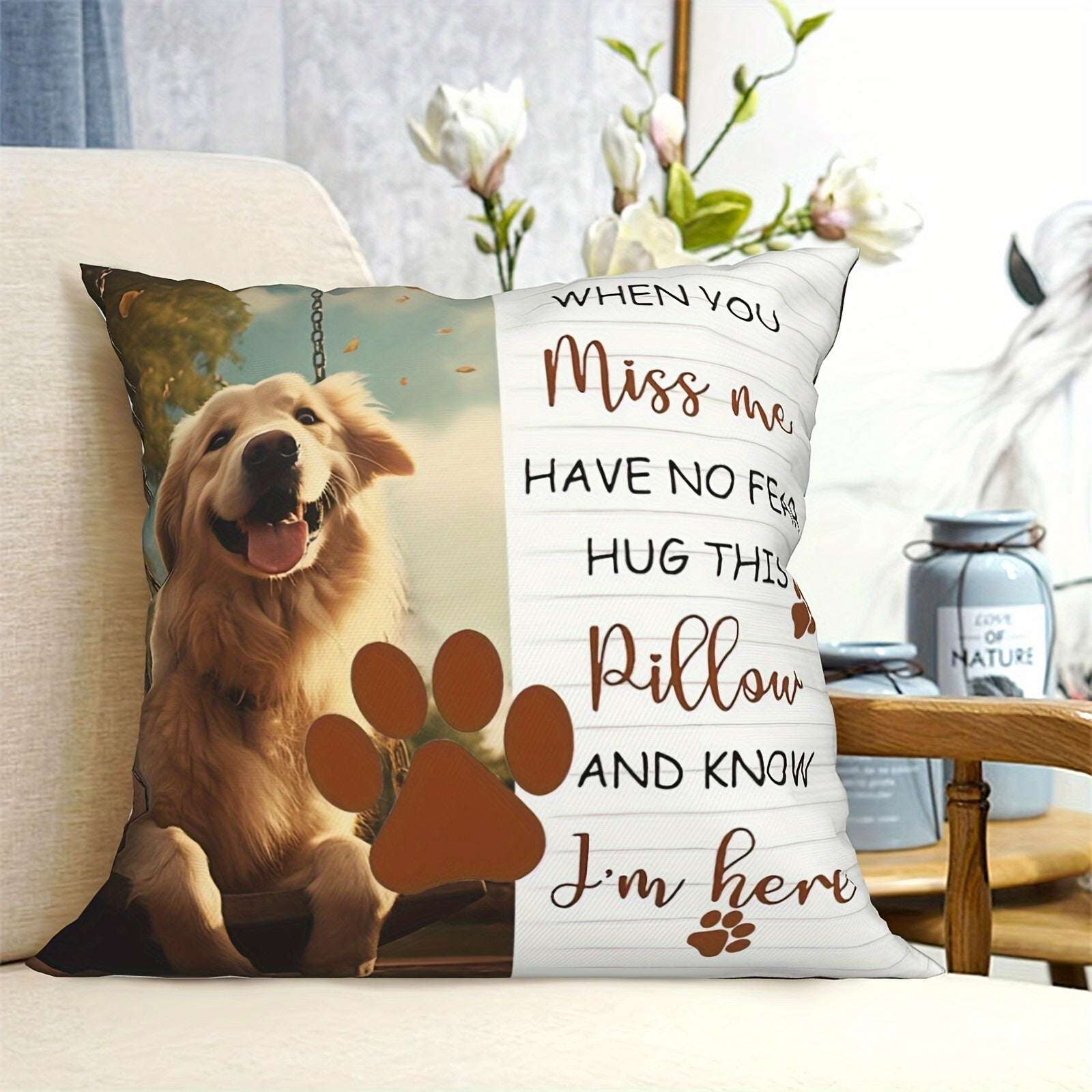 Pet Memorial Cushion Cover