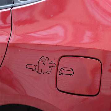 Creative Hungry Cat Automobile Sticker Special Decoration