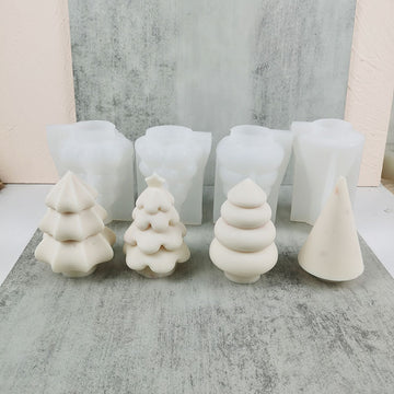 Christmas Tree Candle Silicone Mold Atmosphere