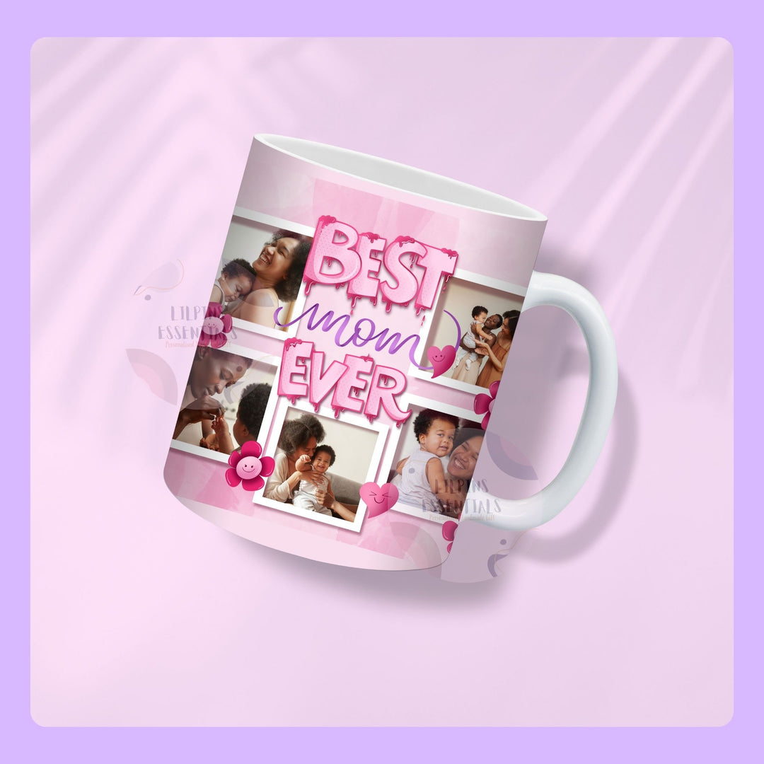 best mum ever photo mug personalised with family photos