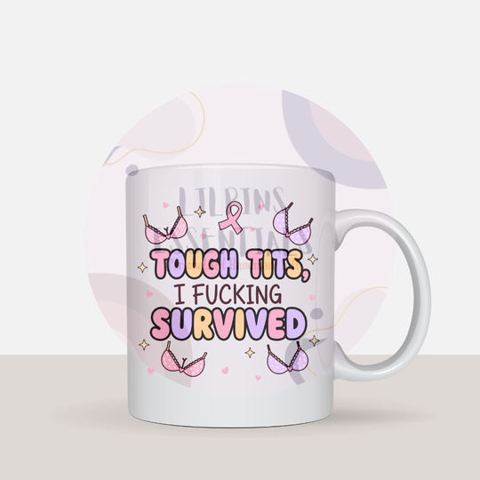 Breast cancer survivor mug by Lilpins Essentials