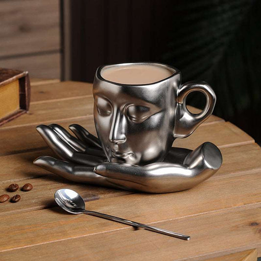 Ceramic Abstract Art Mug
