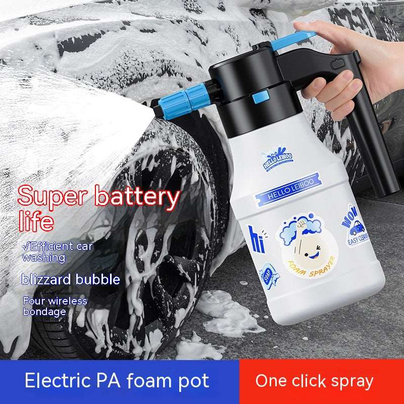 1.5L Electric Foam Sprayer Car Wash Sprinkling Can