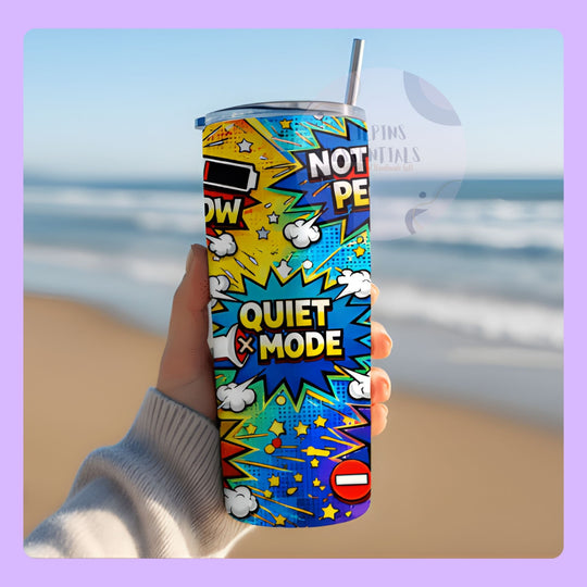 Comic Style 20oz Stainless Steel Tumbler