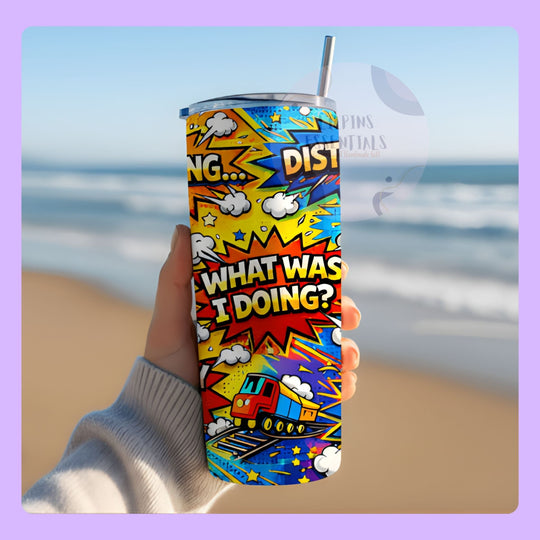 Comic Style 20oz Stainless Steel Tumbler