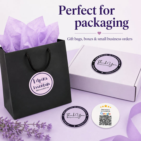 Custom Sticker Sheets | Logo &amp; Packaging Stickers - Lilpins Essentials