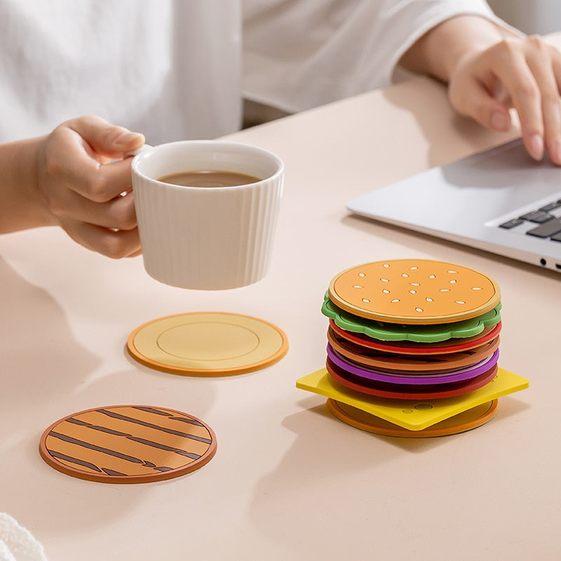 Burger Coaster Set