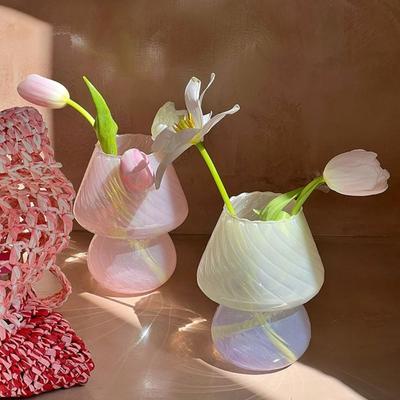 Handcrafted Glass Mushroom Vase